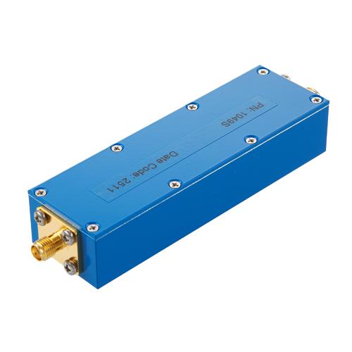0 to 41 dB Step Attenuator with a 1 dB Step SMA Female Interface Rated Up to 4 GHz and Up to 2 Watts in a Push Button Design FMAT1049S