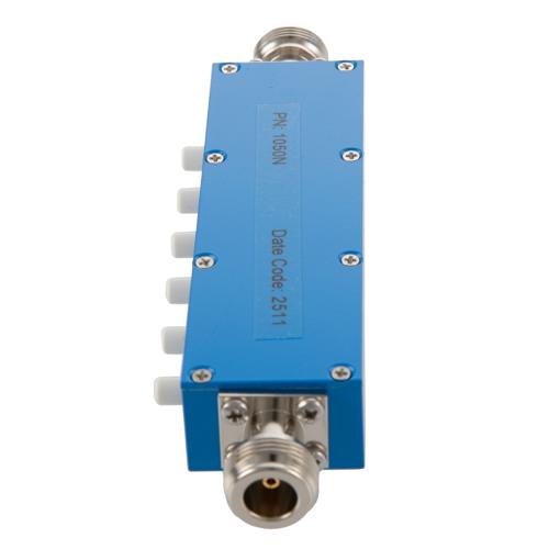 0 to 41 dB Step Attenuator with a 1 dB Step N Female Interface Rated Up to 4 GHz and Up to 5 Watts in a Push Button Design FMAT1050N