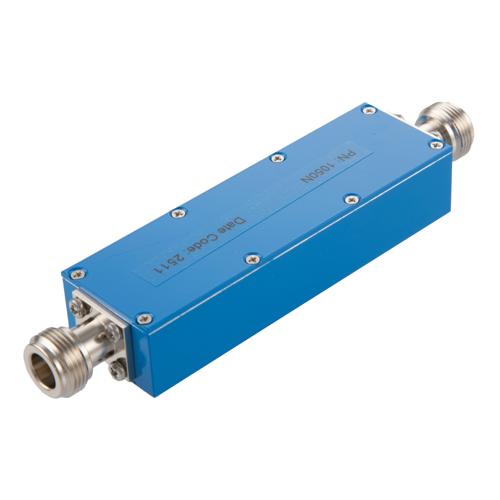 0 to 41 dB Step Attenuator with a 1 dB Step N Female Interface Rated Up to 4 GHz and Up to 5 Watts in a Push Button Design FMAT1050N