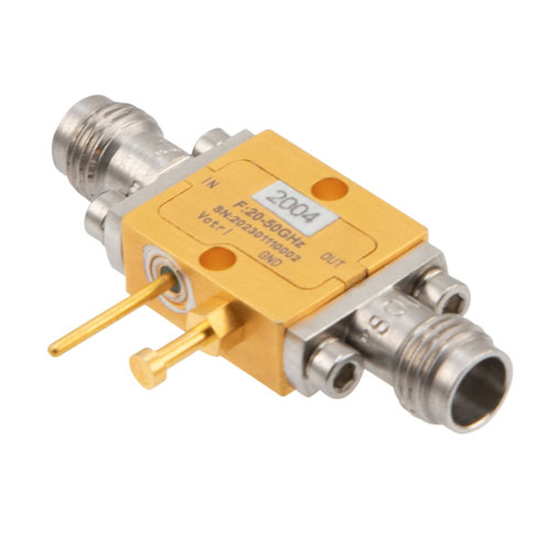 20 GHz to 50 GHz Absorptive Voltage Variable Attenuator, 40 dB, Field Replaceable 2.4mm FMAT2004