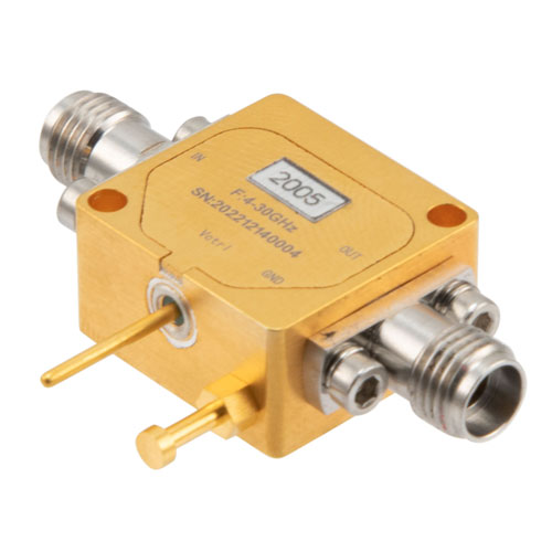 4 GHz to 30 GHz Absorptive Voltage Variable Attenuator, 30 dB, Field Replaceable 2.92mm FMAT2005