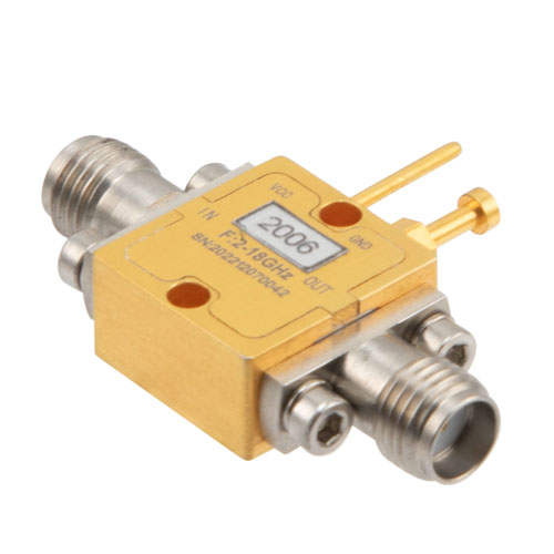2 GHz to 18 GHz Reflective Voltage Control Attenuator, 30 dB, Field Replaceable SMA FMAT2006