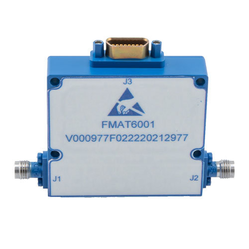 0 to 30 dB 10 Bit Programmable TTL Controlled Step Attenuator With a 0.03 dB Step 2.4mm Female To 2.4mm Female From 18 GHz To 40 GHz FMAT6001