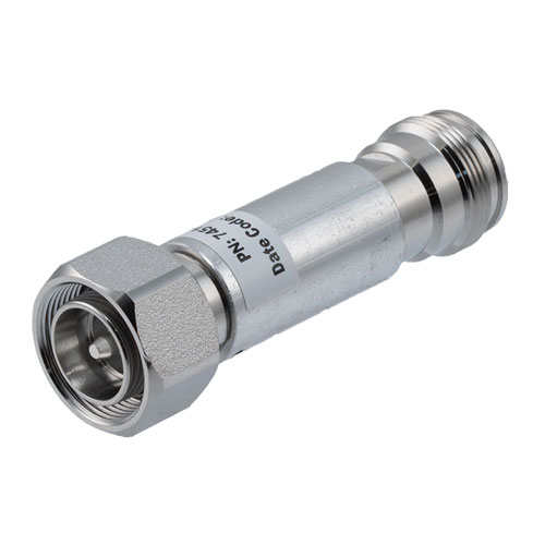 3 dB Fixed Attenuator, 4.3-10 Male (Plug) to 4.3-10 Female (Jack) Up to 6 GHz Rated to 2 Watts, 1.3:1 VSWR FMAT7451-3
