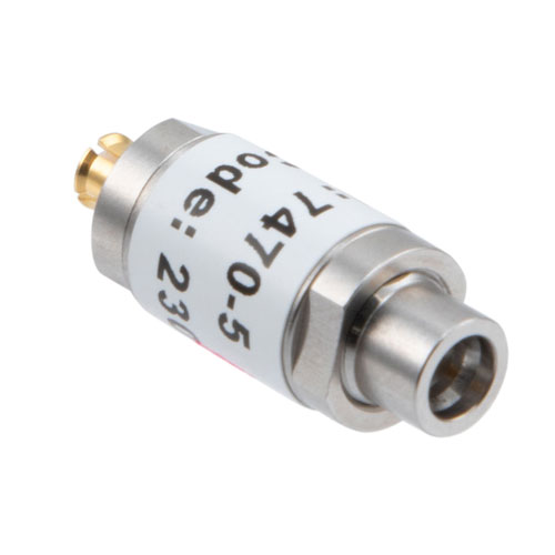 5 dB Fixed Attenuator SMP Male (Plug) to SMP Female (Jack) Up to 18 GHz Rated to 1 Watt, Stainless Steel Body, 1.35:1 VSWR FMAT7470-5