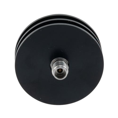 10 dB Fixed Attenuator 2.4mm Male (Plug) to 2.4mm Female (Jack) up to 50 GHz Rated to 5 Watts, Aluminum Body, 1.45:1 VSWR FMAT7511-10