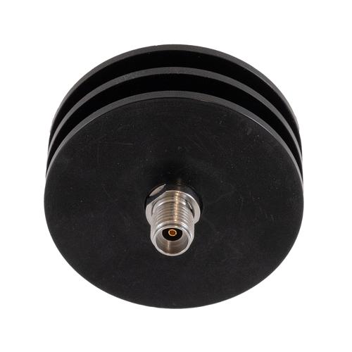 20 dB Fixed Attenuator 2.92mm Male (Plug) to 2.92mm Female (Jack) Up to 40 GHz Rated to 5 Watts, Black Aluminum Body, 1.35 VSWR FMAT7512-20