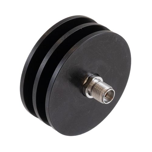 20 dB Fixed Attenuator 2.92mm Male (Plug) to 2.92mm Female (Jack) Up to 40 GHz Rated to 5 Watts, Black Aluminum Body, 1.35 VSWR FMAT7512-20