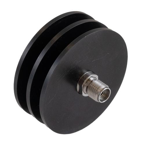 30 dB Fixed Attenuator 2.92mm Male (Plug) to 2.92mm Female (Jack) Up to 40 GHz Rated to 5 Watts, Black Aluminum Body, 1.35 VSWR FMAT7512-30