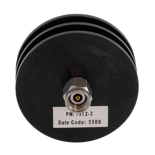 3 dB Fixed Attenuator 2.92mm Male (Plug) to 2.92mm Female (Jack) Up to 40 GHz Rated to 5 Watts, Black Aluminum Body, 1.35 VSWR FMAT7512-3