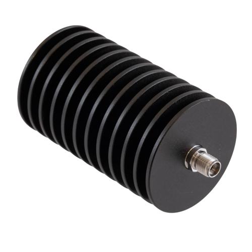 10 dB Fixed Attenuator 2.92mm Male (Plug) to 2.92mm Female (Jack) Up to 40 GHz Rated to 20 Watts, Black Aluminum Body, 1.4 VSWR FMAT7513-10