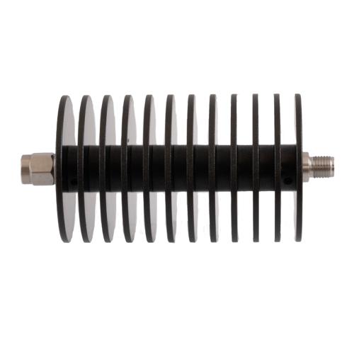 30 dB Fixed Attenuator 2.92mm Male (Plug) to 2.92mm Female (Jack) Up to 40 GHz Rated to 20 Watts, Black Aluminum Body, 1.4 VSWR FMAT7513-30