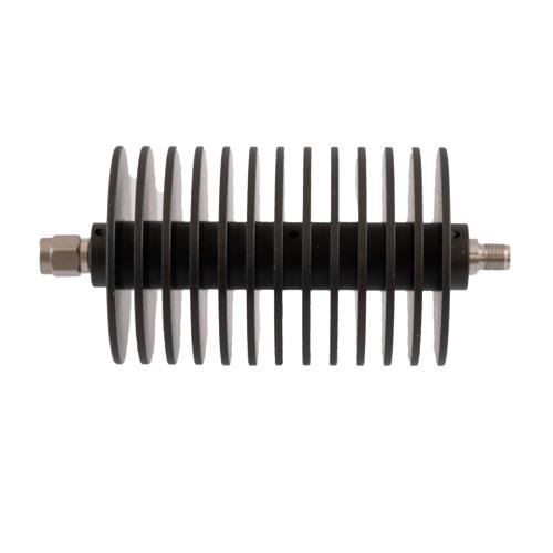 40 dB Fixed Attenuator 2.92mm Male (Plug) to 2.92mm Female (Jack) Up to 40 GHz Rated to 20 Watts, Black Aluminum Body, 1.4 VSWR FMAT7513-40