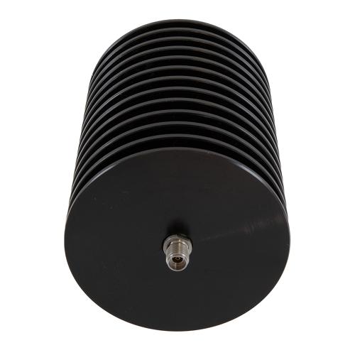 30 dB Fixed Attenuator 2.92mm Male (Plug) to 2.92mm Female (Jack) Up to 40 GHz Rated to 50 Watts, Black Aluminum Body, 1.5 VSWR FMAT7514-30