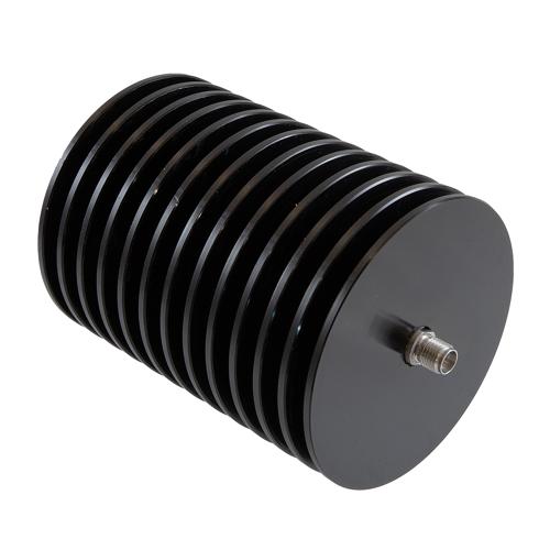 30 dB Fixed Attenuator 2.92mm Male (Plug) to 2.92mm Female (Jack) Up to 40 GHz Rated to 50 Watts, Black Aluminum Body, 1.5 VSWR FMAT7514-30