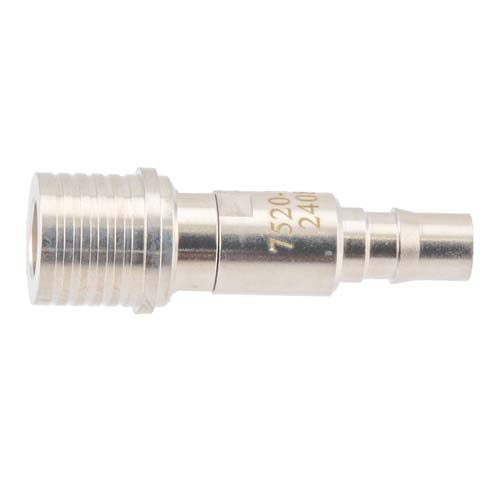 10 dB Fixed Attenuator QMA Male (Plug) to QMA Female (Jack) Up to 6 GHz Rated to 2 Watts, Brass Tri-Metal Body, 1.3:1 VSWR FMAT7520-10