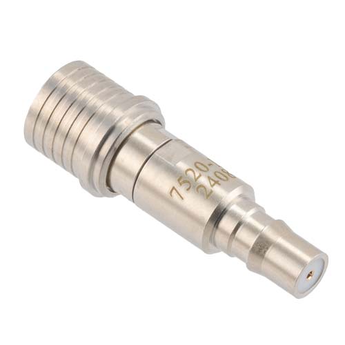 10 dB Fixed Attenuator QMA Male (Plug) to QMA Female (Jack) Up to 6 GHz Rated to 2 Watts, Brass Tri-Metal Body, 1.3:1 VSWR FMAT7520-10