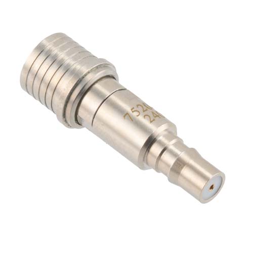 20 dB Fixed Attenuator QMA Male (Plug) to QMA Female (Jack) Up to 6 GHz Rated to 2 Watts, Brass Tri-Metal Body, 1.3:1 VSWR FMAT7520-20