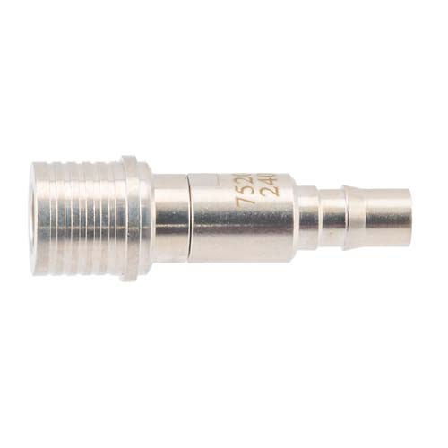 3 dB Fixed Attenuator QMA Male (Plug) to QMA Female (Jack) Up to 6 GHz Rated to 2 Watts, Brass Tri-Metal Body, 1.3:1 VSWR FMAT7520-3