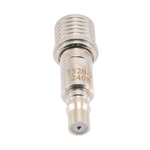 3 dB Fixed Attenuator QMA Male (Plug) to QMA Female (Jack) Up to 6 GHz Rated to 2 Watts, Brass Tri-Metal Body, 1.3:1 VSWR FMAT7520-3
