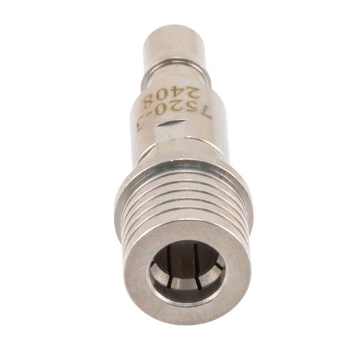 3 dB Fixed Attenuator QMA Male (Plug) to QMA Female (Jack) Up to 6 GHz Rated to 2 Watts, Brass Tri-Metal Body, 1.3:1 VSWR FMAT7520-3