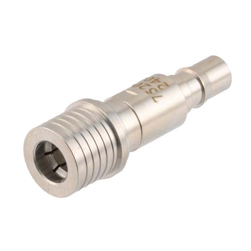 6 dB Fixed Attenuator QMA Male (Plug) to QMA Female (Jack) Up to 6 GHz Rated to 2 Watts, Brass Tri-Metal Body, 1.3:1 VSWR FMAT7520-6