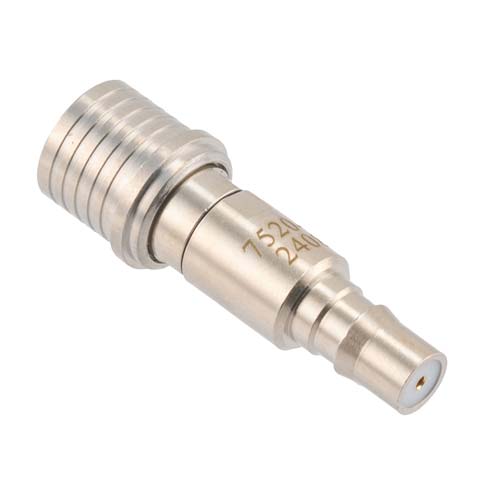 6 dB Fixed Attenuator QMA Male (Plug) to QMA Female (Jack) Up to 6 GHz Rated to 2 Watts, Brass Tri-Metal Body, 1.3:1 VSWR FMAT7520-6