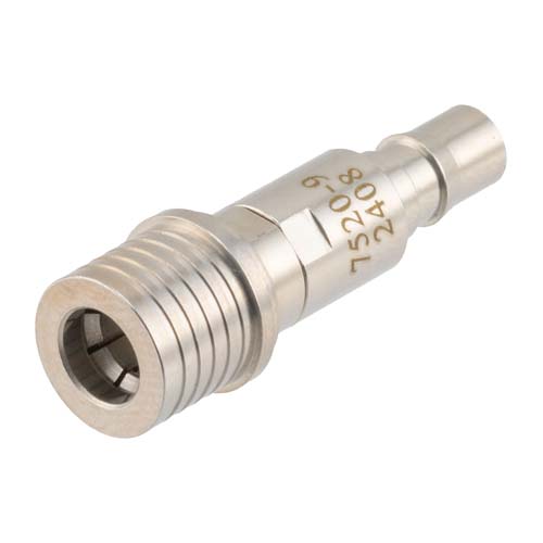 9 dB Fixed Attenuator QMA Male (Plug) to QMA Female (Jack) Up to 6 GHz Rated to 2 Watts, Brass Tri-Metal Body, 1.3:1 VSWR FMAT7520-9