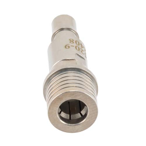 9 dB Fixed Attenuator QMA Male (Plug) to QMA Female (Jack) Up to 6 GHz Rated to 2 Watts, Brass Tri-Metal Body, 1.3:1 VSWR FMAT7520-9