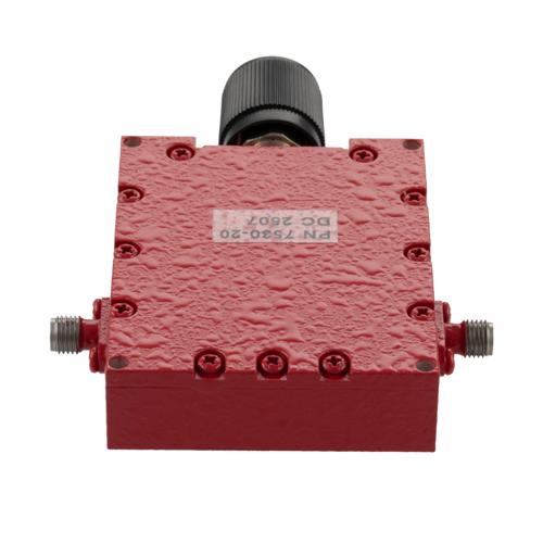 0 to 20 dB Variable Attenuator, SMA Female to SMA Female from 1 GHz to 2 GHz Rated to 5 Watts FMAT7530-20