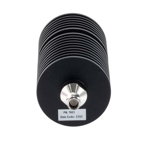 20dB RF fixed attenuator 50W, DC to 18GHz, SMA male to SMA female FMAT7603-20