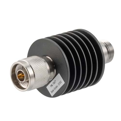 1dB RF fixed attenuator 10W, DC to 18GHz, N-type male to female FMAT7607-1