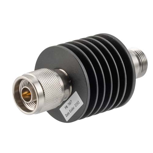 10dB RF fixed attenuator 10W, DC to 18GHz, N-type male to female FMAT7607-10
