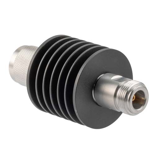 2dB RF fixed attenuator 10W, DC to 18GHz, N-type male to female FMAT7607-2