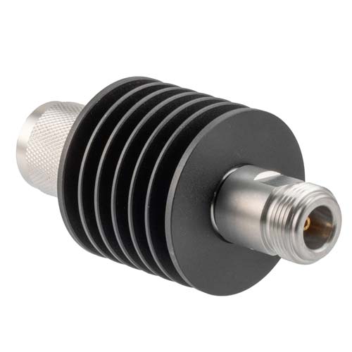 3dB RF fixed attenuator 10W, DC to 18GHz, N-type male to female FMAT7607-3