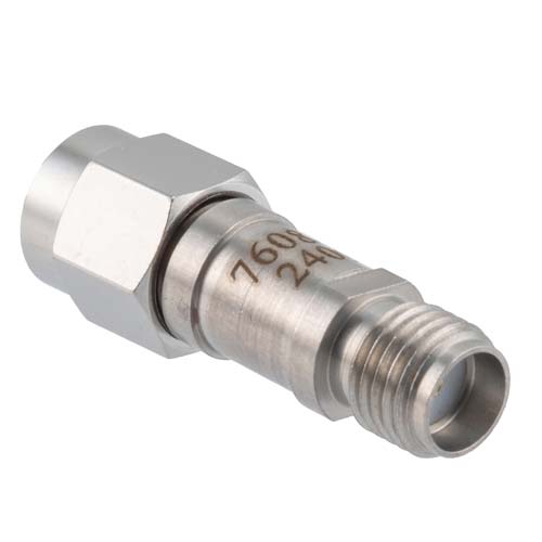 2 dB RF Fixed Attenuator SMA Male (Plug) to SMA Female (Jack), DC to 6GHz Rated to 2 Watt, Stainless Steel Body, 1.35:1 VSWR FMAT7608-2