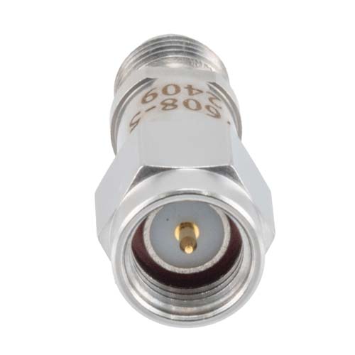 5 dB RF Fixed Attenuator SMA Male (Plug) to SMA Female (Jack), DC to 6GHz Rated to 2 Watt, Stainless Steel Body, 1.35:1 VSWR FMAT7608-5