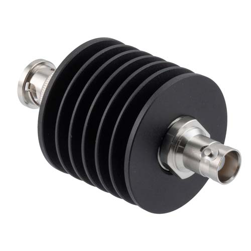10dB RF fixed attenuator 10W, DC to 4GHz, BNC male to BNC female FMAT7610-10