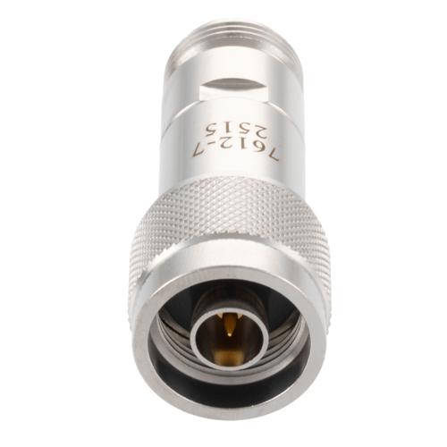 7 dB Fixed Attenuator N-Type Male (Plug) to N-Type Female (Jack) DC to 18 GHz Rated to 2 Watt Stainless Steel Body 1.3:1 VSWR FMAT7612-7