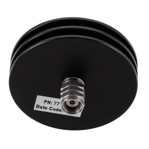 30 dB Fixed Attenuator 1.85mm Male (Plug) to 1.85mm Female (Jack) DC to 67 GHz Rated to 5 Watt, Aluminum Body 1.45:1 VSWR FMAT7714-30