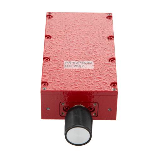 SMA Variable Phase Shifter with an Adjustable Phase Range of 30 Degrees Minimum and from DC to 26.5 GHz FMAT82P5030