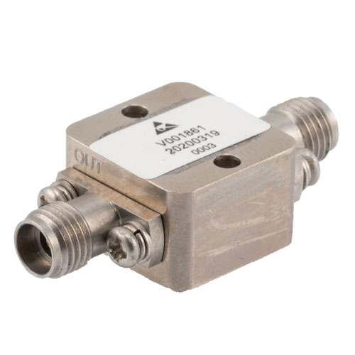 18 GHz to 40 GHz Field Replaceable 2.92mm Positive Slope Equalizer, Max Pin +30, 2 dB Loss and 4 Fixed Equalizing Value FMAT9015