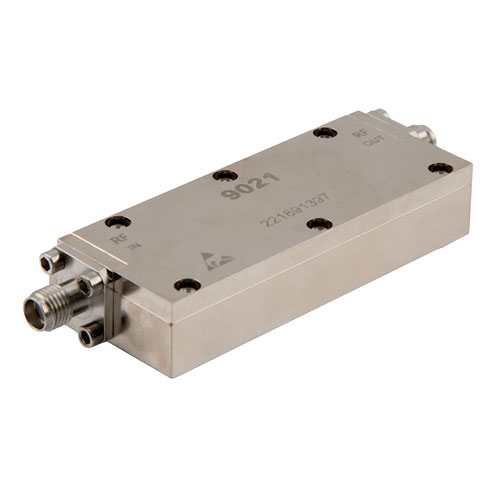 Negative Slope Equalizer, 2 GHz to 6 GHz, 4 dB Fixed Equalizing Value, 0.6 dB Loss, Max Pin 250 mW, SMA FMAT9021