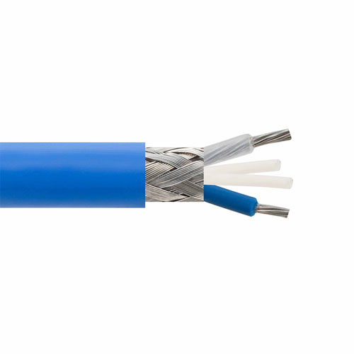 FMBC-30-02001 78 Ohm Flexible Coax Cable Blue PVC Jacket FMBC-30-02001