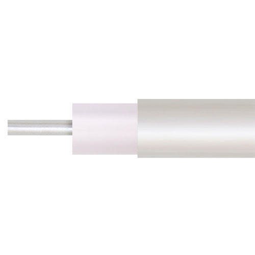 .141 Low Loss Semi-Rigid Coax Cable with Tin Plated Copper Outer Conductor and Microporous PTFE 76.5 pct VoP Dielectric, Straight Sections FMBC008