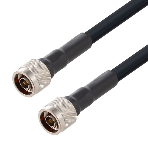 Low Loss N Male to N Male Cable LMR-400-UF Coax in 120 Inch FMC00014-120