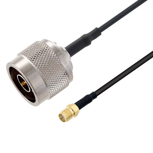 SMA Female to N Male Cable RG174 Coax in 36 Inch FMC00051-36