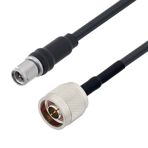 Low Loss SMA Male to N Male Cable LMR-195 Coax in 60 Inch FMC00077-60