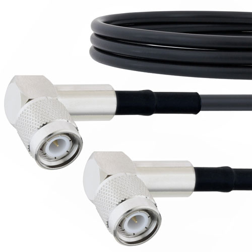 Low Loss RA TNC Male to RA TNC Male Cable LMR-200 Coax in 50 CM FMC00115-50CM