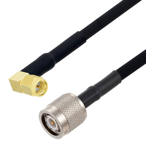 RA SMA Male to TNC Male Cable RG-223 Coax with Heat Shrink in 36 inch length FMC00140-36